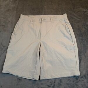 Kenneth Cole Golf Shorts Mens Size 28 Gray Flat Front Casual Golfing Everyday